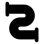 Pipeline Solid SVG Icon